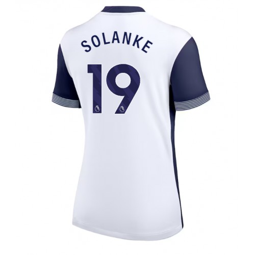 Fotballdrakt Dame Tottenham Hotspur Dominic Solanke #19 Hjemmedrakt 2024-25 Kortermet